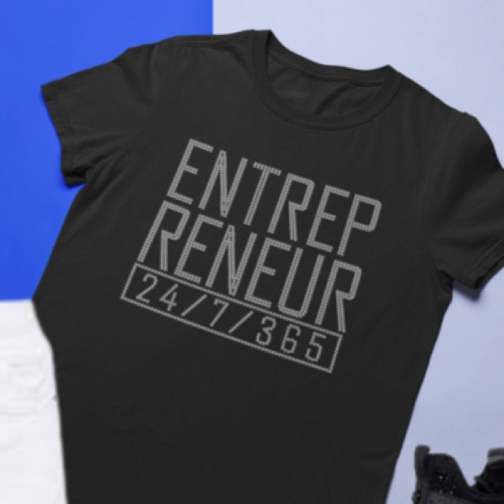 Entrepreneur Rhinestone Tee